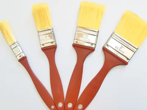 4 sets PP hollow silk paint brush home decoration dust removal tools do not shed hair