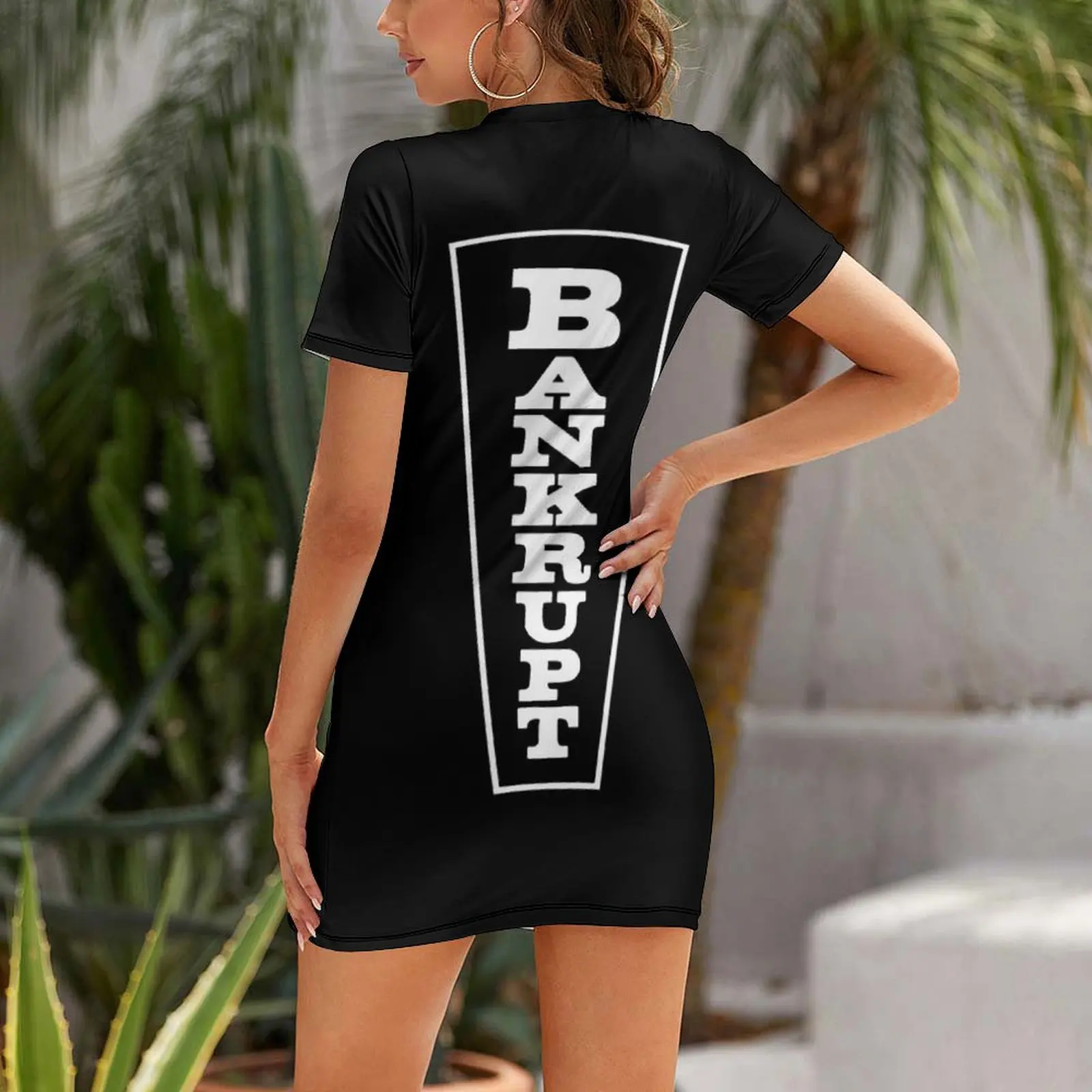 Bankrupt Wheel Of Fortune Short Sleeved Dress women's summer dresses 2025 wedding guest dress 2025 Dress