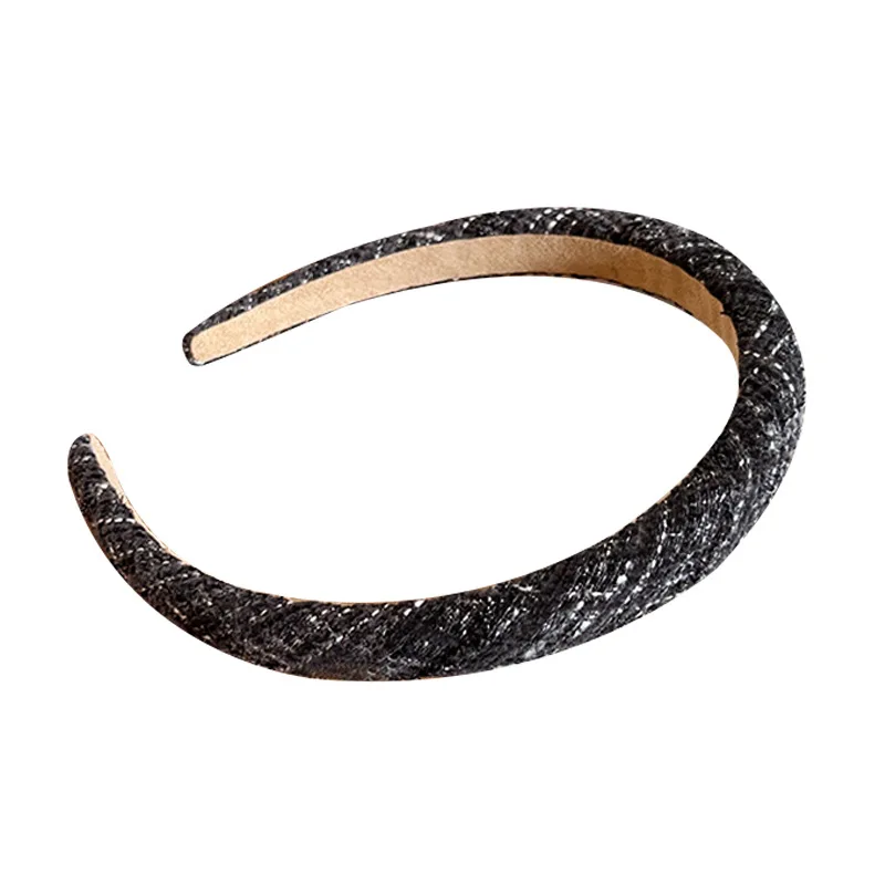 Sponge Tweed Hairband Hair Hoop Women\'s Headbands 2023 New Type Face-washing Anti-slip High Pressure Jewelry