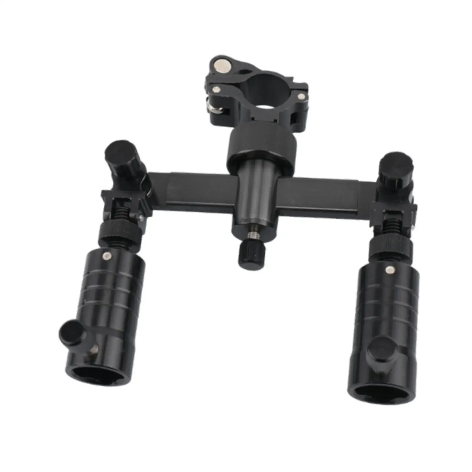 

Thickening Double Turret Bracket Fishing Rod Holder Aluminum Alloy Sturdy