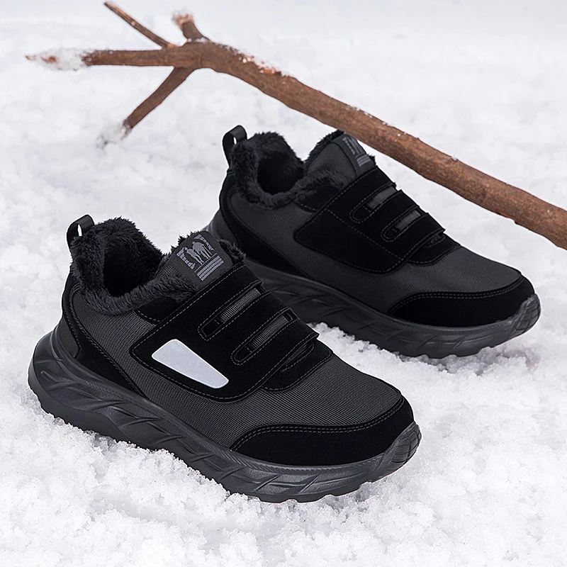 YRZL 2025 New Men's Winter Boots Thermal Waterproof Anti Slip Snow Boots Men Outdoor Warm Comfortable Non Slip Outdoor Shoes