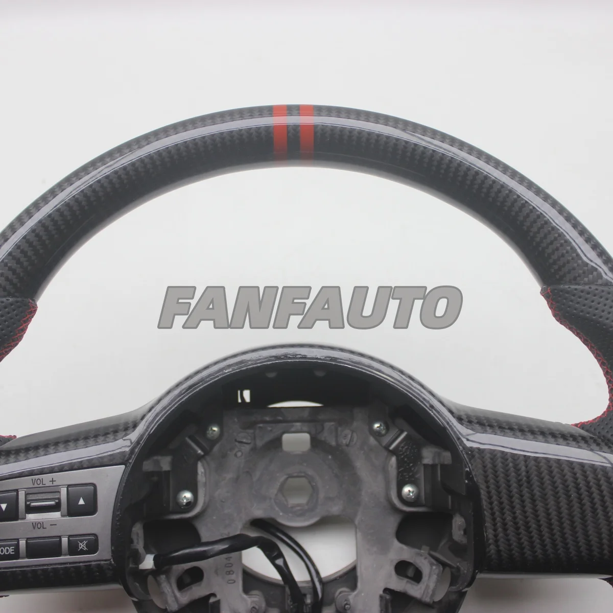 Picture 5: Replacement Real Carbon Fiber Steering Wheel with Leather for Mazda 2 2007-2012