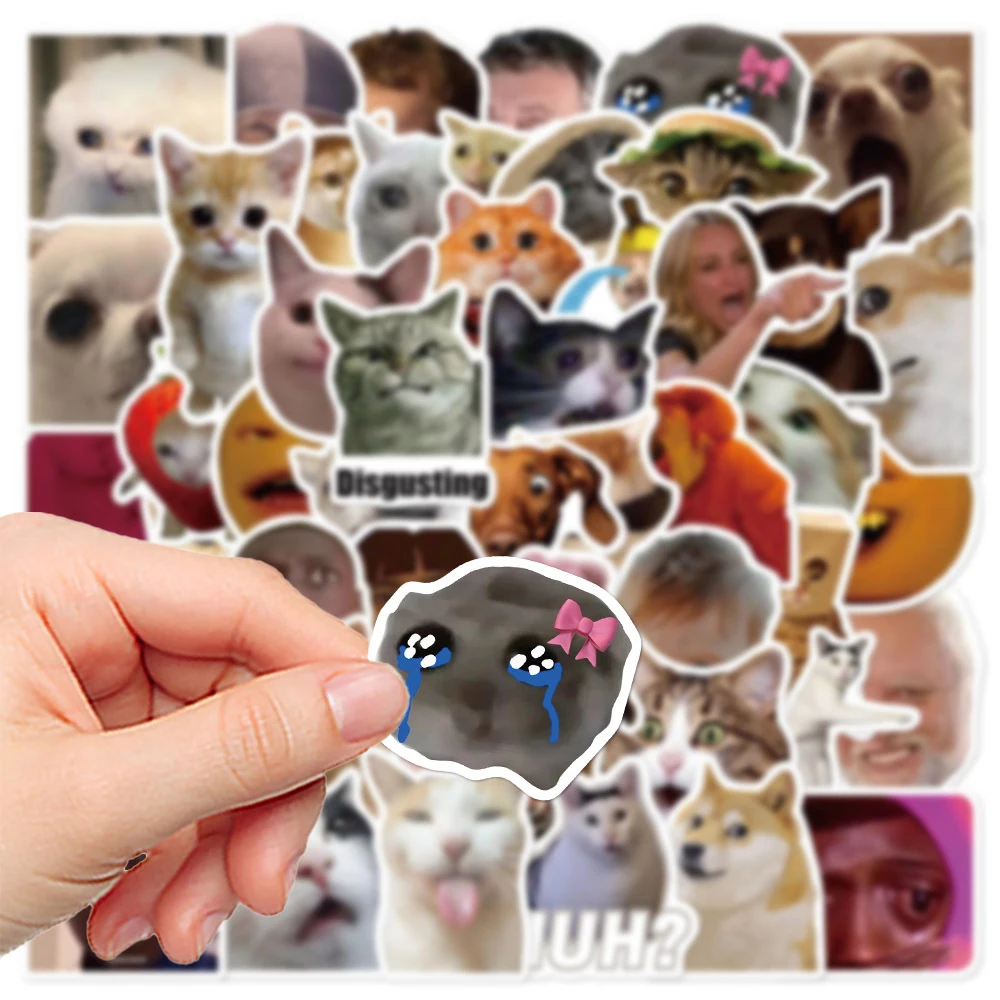 10/30/50 Stück Klassische Lustige MEME Cartoon Graffiti Aufkleber Wasserdicht DIY Gepäck Notizbuch Auto DIY Sticker Spielzeug Geschenk