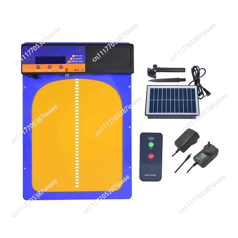 Smart metal timed chicken coop door, chicken coop door, free time adjustment remote control switch poultry door