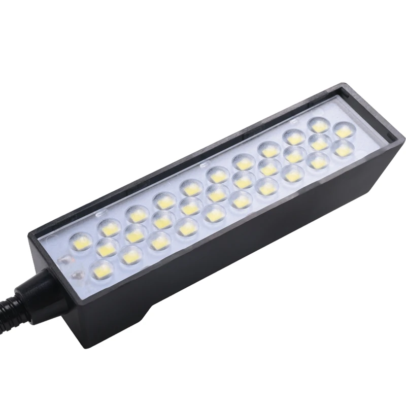 調光可能な30 LEDミシンライト、ワークベンチ、旋盤、ドリルプレス、フレキシブルアーム、ワークランプ用のミシン照明