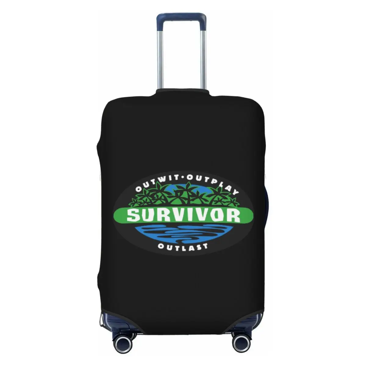 

Изготовленный на заказ приключенческий игровой телешоу Survivor, защитный чехол для багажа, забавный защитный чехол для дорожного чемодана для 18-32 дюймов