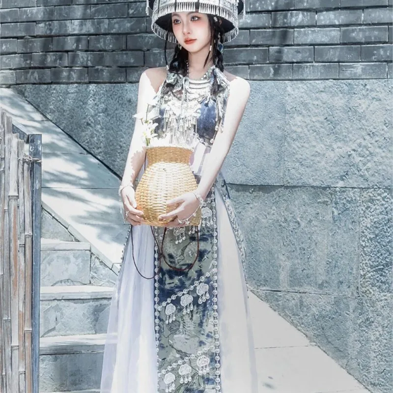 

Ethnic tie-dye dress female exotic style art take all kinds of photography