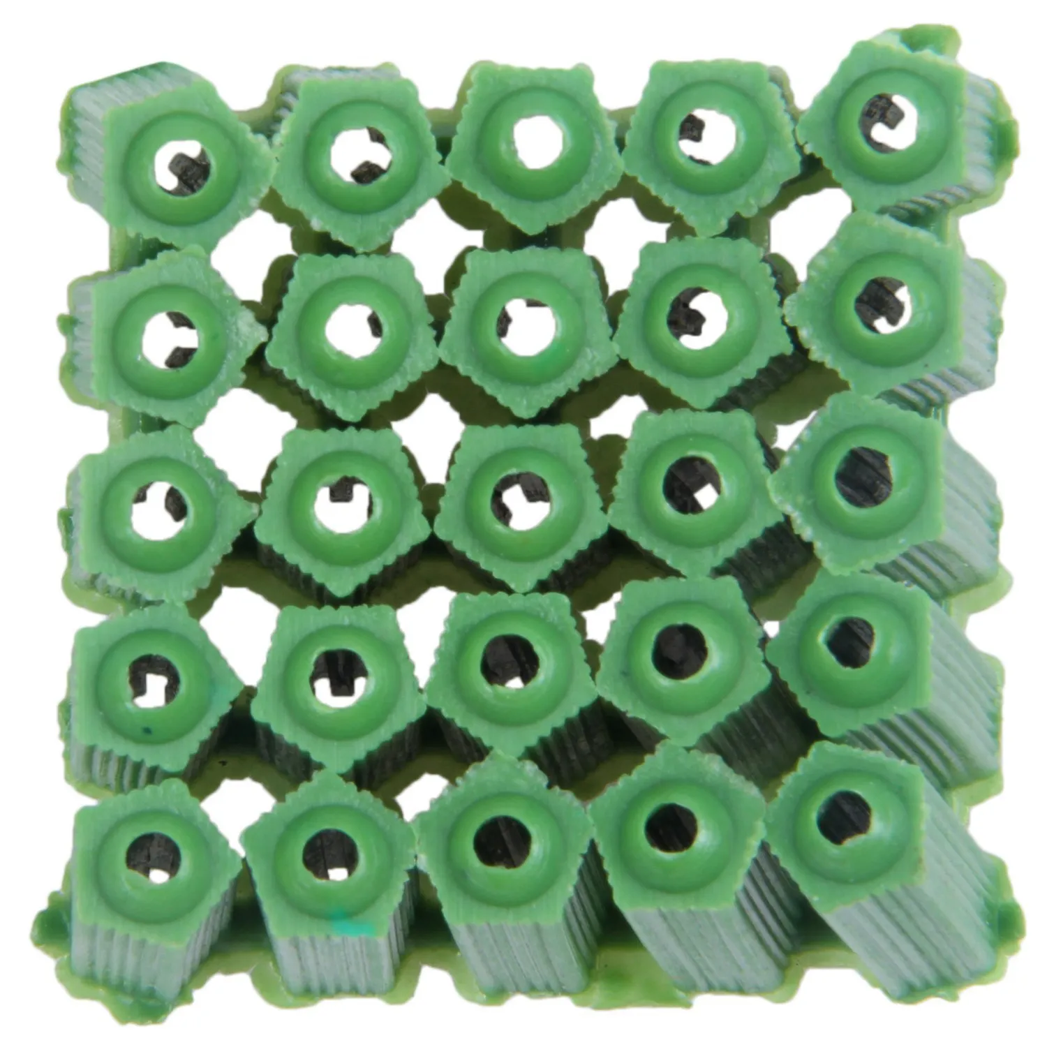 【a43i】-500-pecas-de-buchas-de-fixacao-para-parede-verdes-6mm-x-27mm