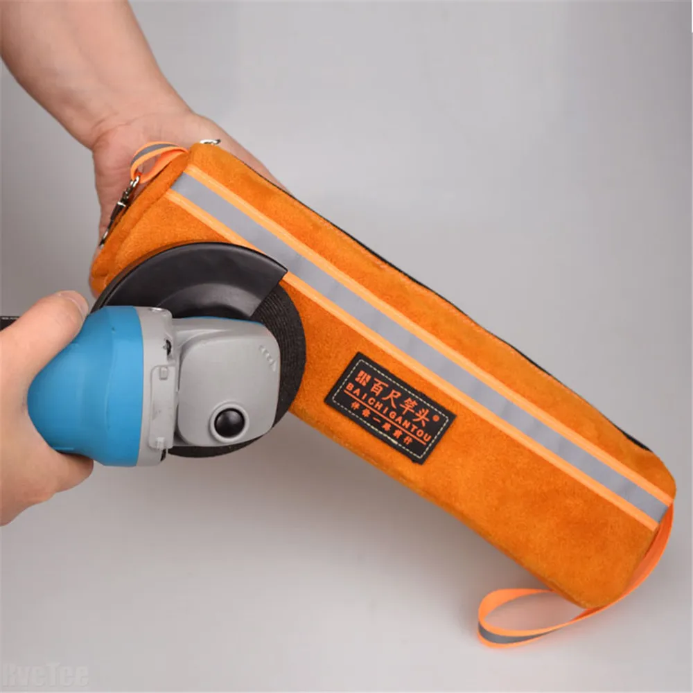 

Кожаная длинная сумка для инструментов с металлической пряжкой Портативная сумка для инструментов для электриков, плотников и кемпинга