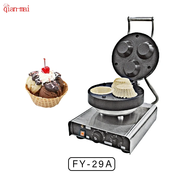 

Коммерческая электрическая вафельница с антипригарным покрытием, деликатес вафельного литого алюминия, двусторонняя бельгийская вафельница с кожей для яичного пирога