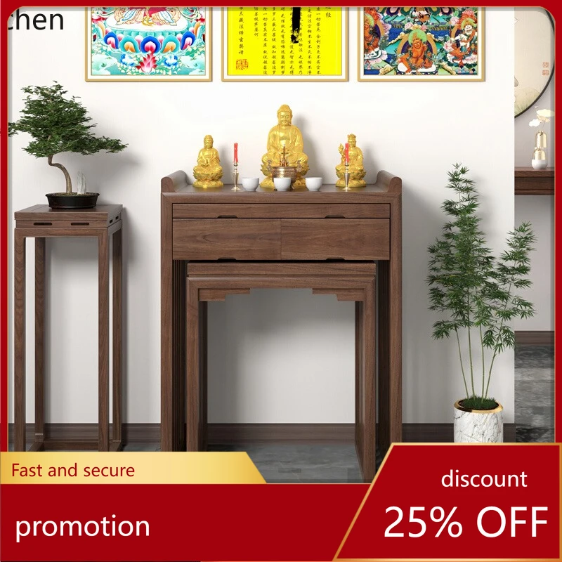 HT Offering Table Set Shentai Buddhist Hall Buddhist Sanctuary Offering Tai Gong Tai Table Simple