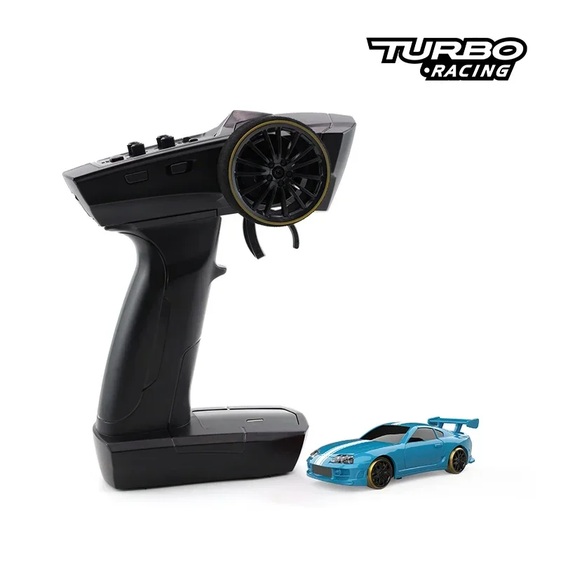 Turbo Racing 1:76 C61 C62 C63 C64 Drift RC Car versión mejorada con giroscopio, Control remoto proporcional completo, Kit RTR