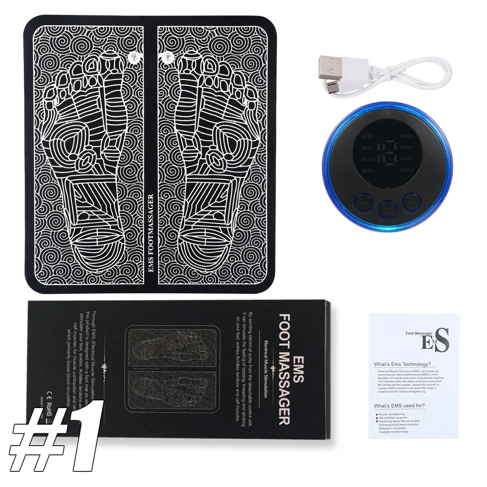1set Portable Foot Massager Set for Office Workers Athletes Seniors - Relieve Fatigue after Standing All Day