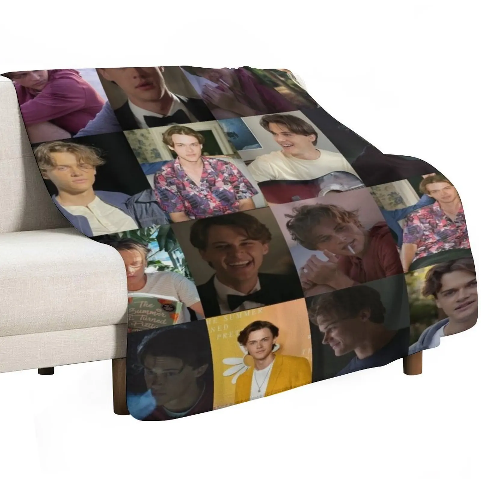 Christopher Briney Throw Blanket Flannel wednesday Camping Bed warm winter Blankets