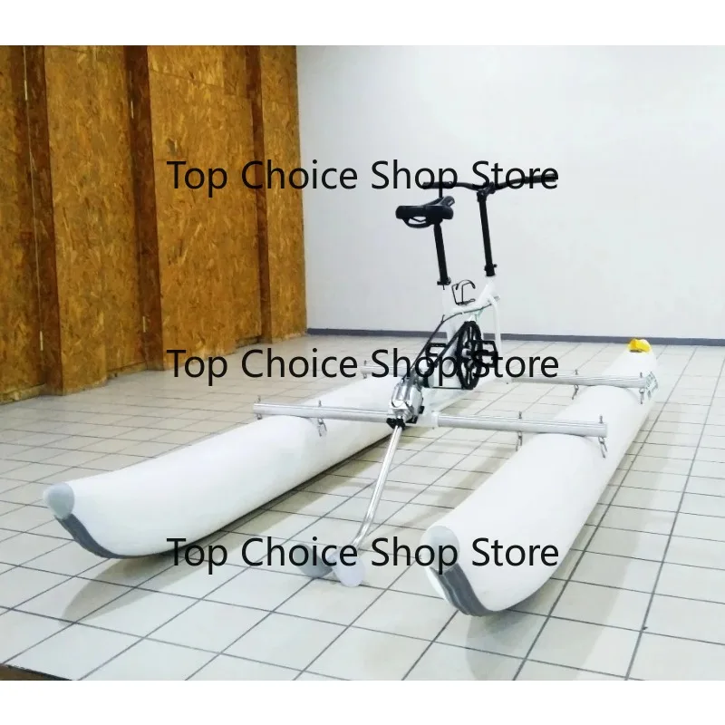 Water Pedal Boat With Bike Frame And Pontoon For Sale