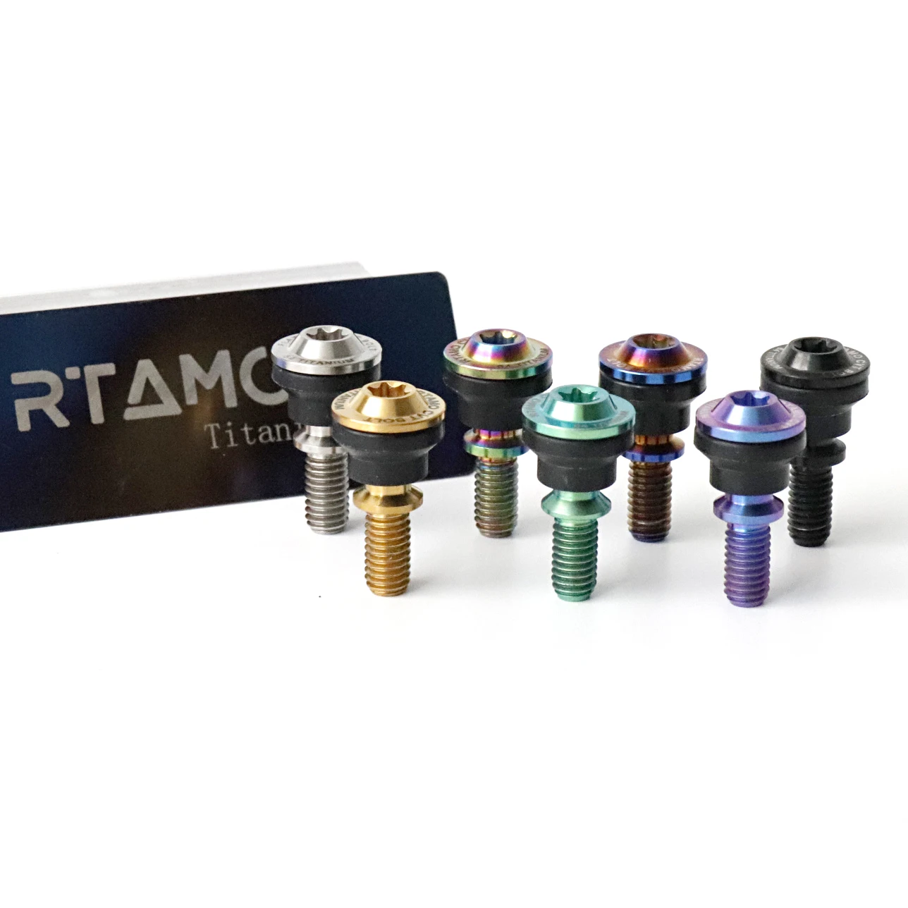 RTAMO Titanium Alloy CVT Bolts with Rubber Sleeve for XMAX NMAX AEROX155