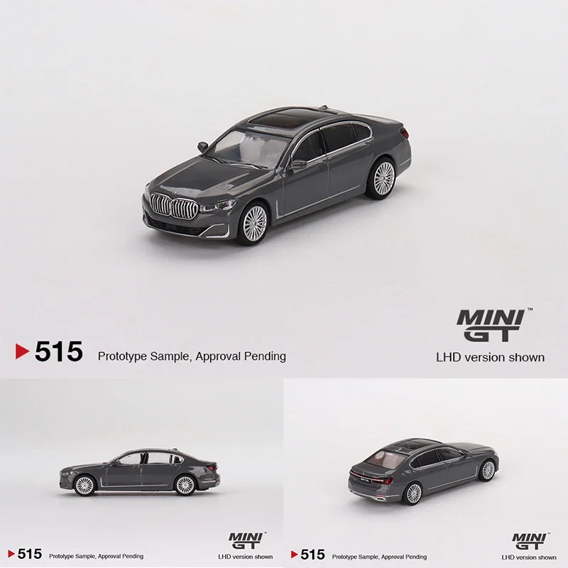 

MINIGT 1:64 750Li xDrive Gray Diecast Diorama Car Model 515