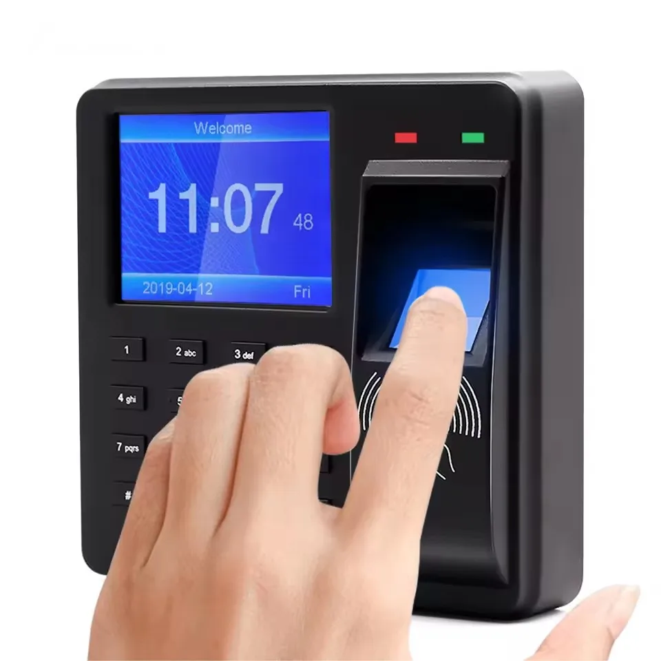 M10 Attendance+Access Control Integrated Machine Support Fingerprint/Password/ID Card Unlock Alarm Function for Offices Building