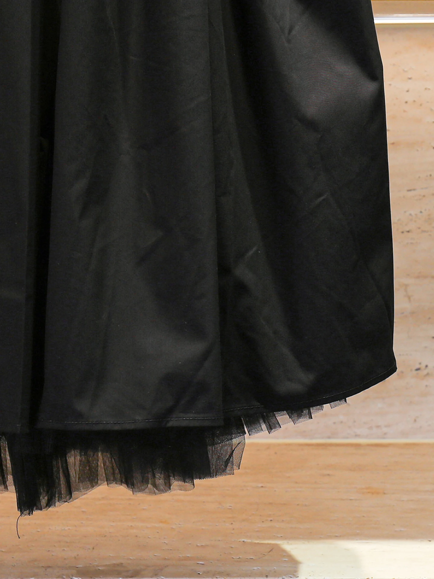 

South Oil High-End Women's Summer 2025 Hepburn Sle Double Layered Me Puffy f Skirt Women's A-Line Long Skirt