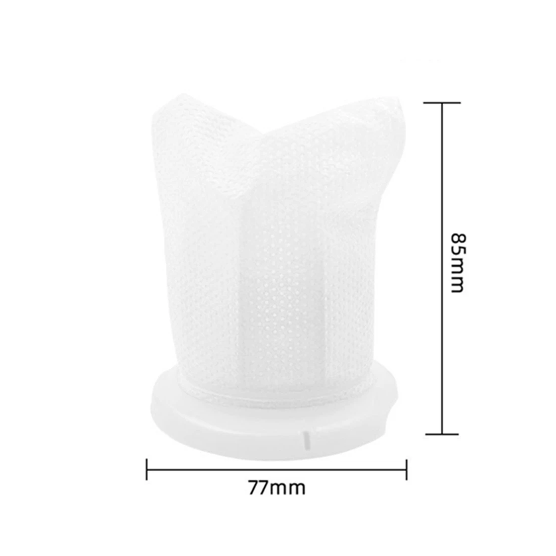 6 Pieces Replacement Filter Dirt Filter Compatible for Kobold VC100 Washable Cordless Hand Vacuum Cleaner