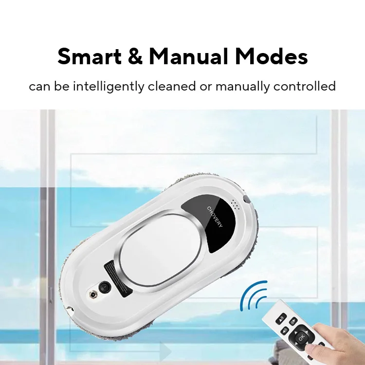 CHOVERY Robot vacuum cleaner window cleaning robot window cleaner electric glass limpiacristales remote control