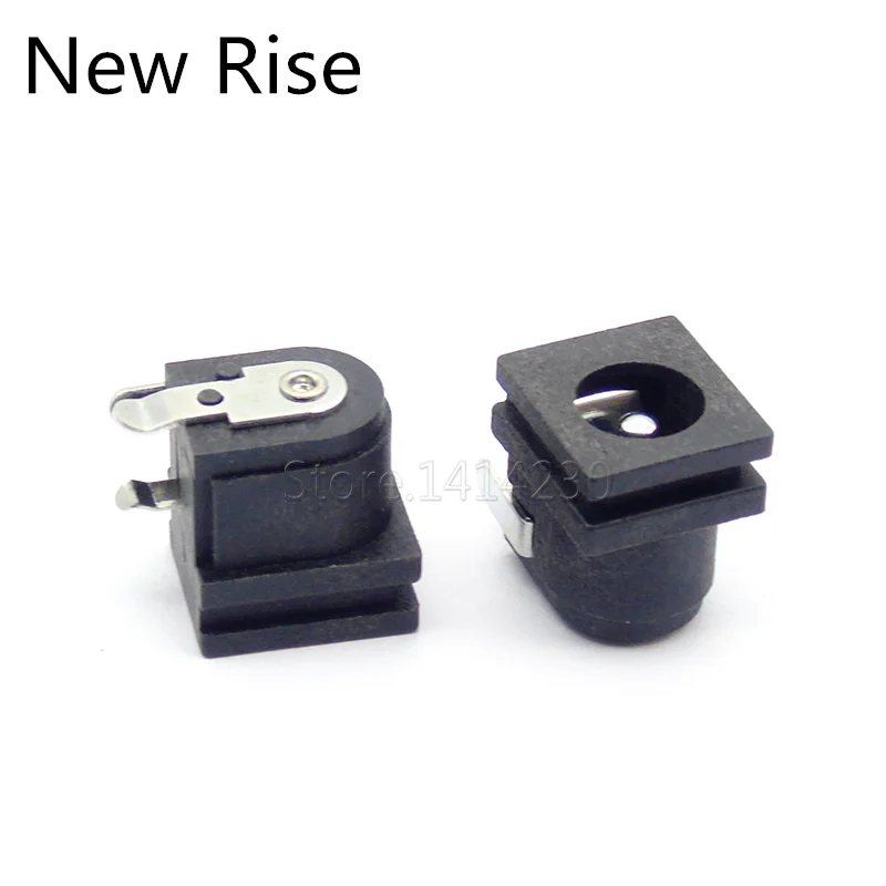 DC Power Socket 5.5x2.1mm 5.5x2.5mm 6.3x3.0mm 3Pin Vertical With Card Slot DC-062
