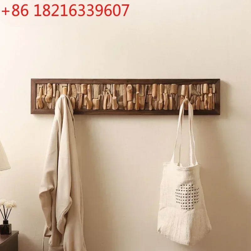 TA O wooden Wall Coat racks Storage organizer cheap Modular clothes hangers entrance hall Shelf Hallway Hanger nordic furnitures