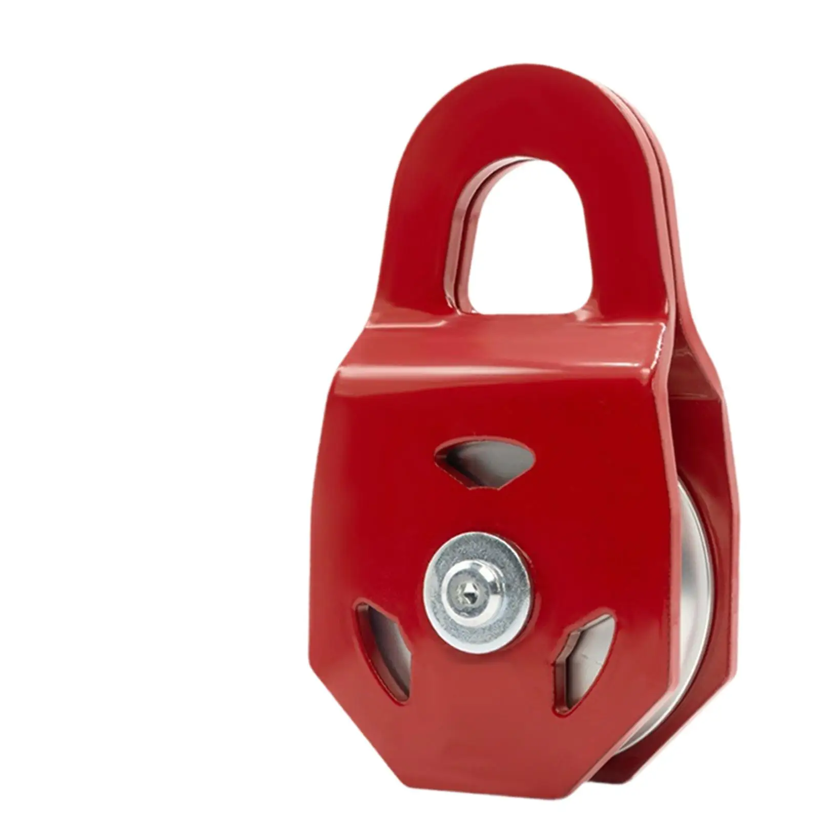 Snatch Block Winch Pulley 8 Ton Support Metal Tow Pulley Block for Tractor and Vehicle Modification