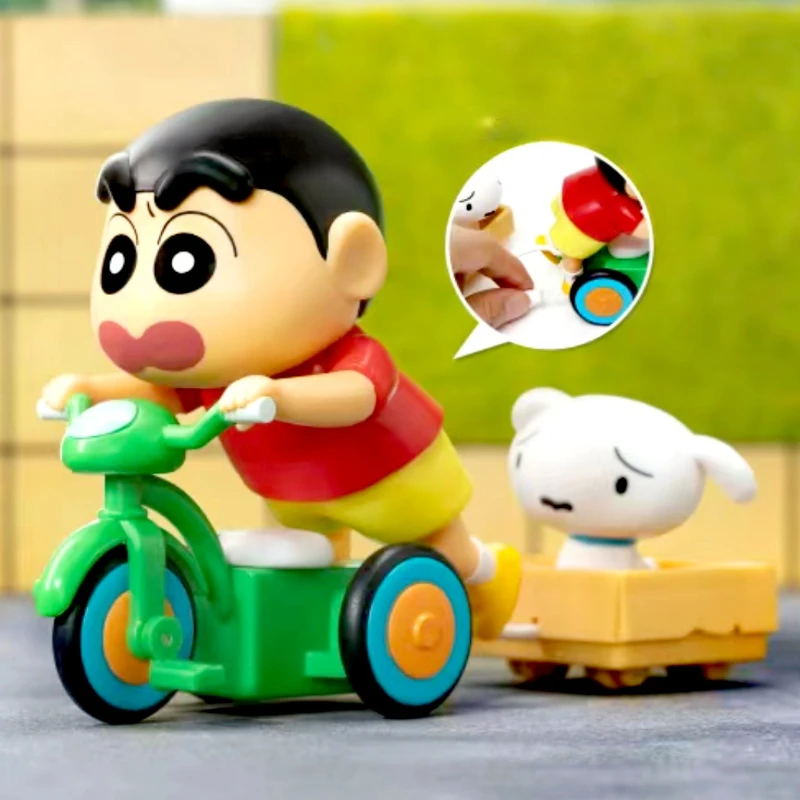 Genuine Crayon Shin-chan Dynamic New Life Series Blind Box Anime Figure Clockwork Movable Doll Girls Valentine\'s Day Gift