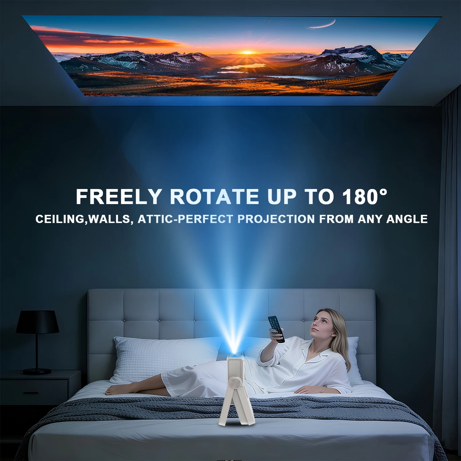 7 İnç Android 12 Projektör 180 - Home Cinema Gifts incelemesi ve fiyatı