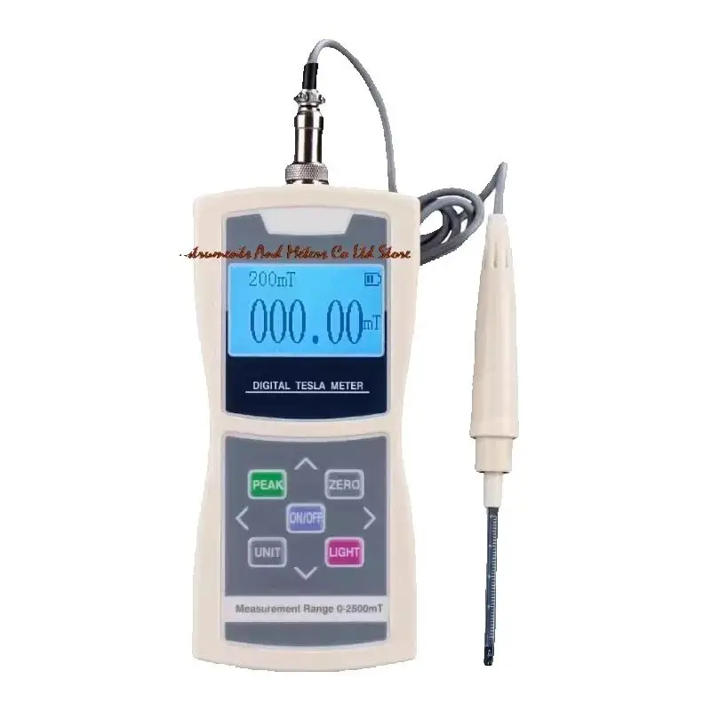 Tesla meter  Digital  Gauss Meter XSDR-201 0-2400T High-precision strength weakness magnetic  field remanent magnet detector