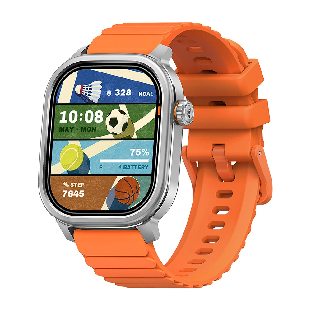 KOSPET PULSE Smart Watch voor heren Dames Waterdicht Bluetooth Oproep 180 Freestyle Trainingsmodi Nauwkeurige gezondheidsfitnessmonitoring