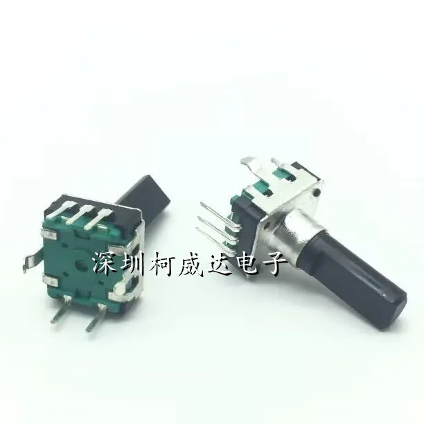 1pc 360 Degree EC12 Rotary Encoder RE12 Audio Encoder Coding 5Pin 24 Position With Push Button Switch Handle 12mm 14mm 19mm