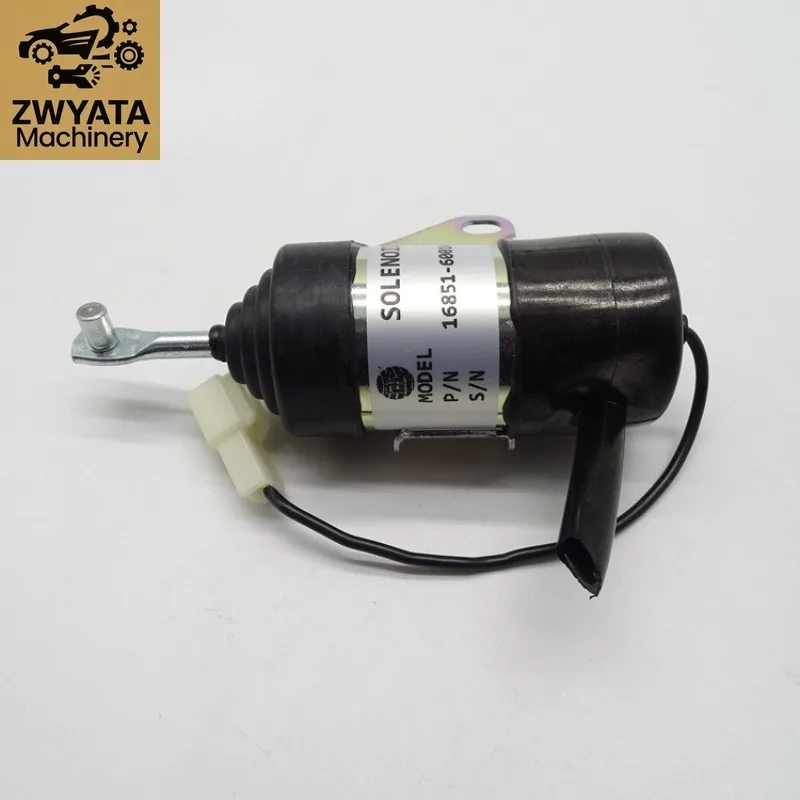 12 فولت الوقود اغلاق الملف اللولبي 1685160014 16851-60014 لجزء جرار كوبوتا Z402 D902 16851-60011 16851-60012 16851-60013 #4