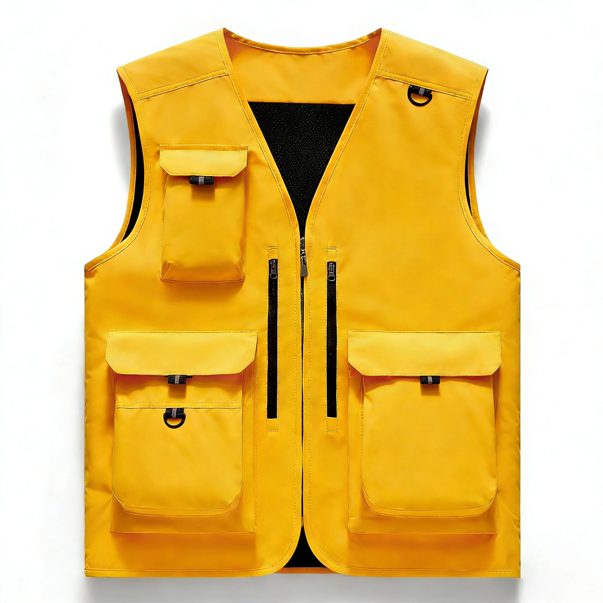 Spring Men Outdoor Casual Vests Mens Summer Waterproof Breathable Fishing Waistcoat Men Autumn Fashion V-Neck Vest Jacket Male
