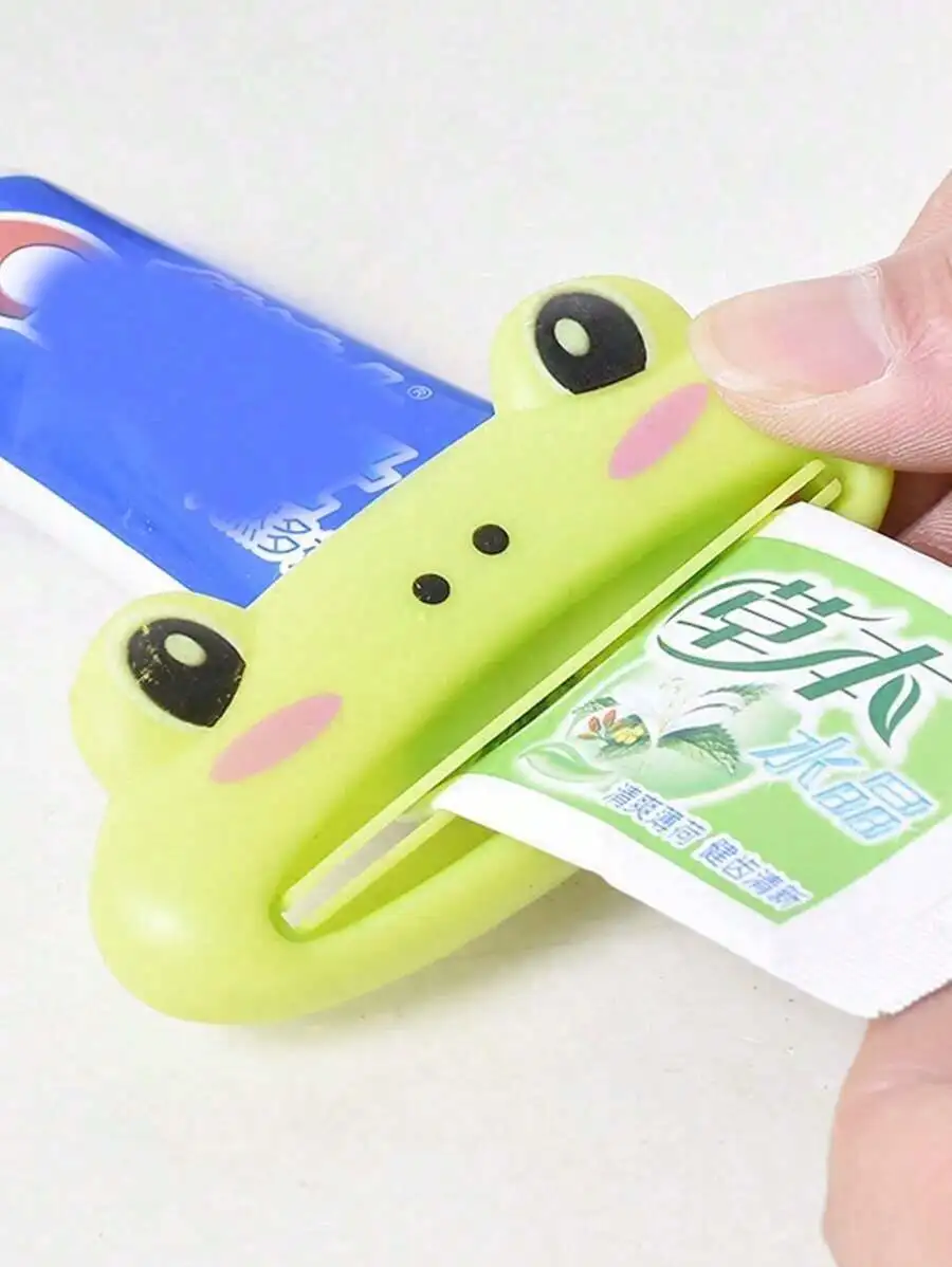 1pc Cartoon Toothpaste Squeezer, Multi-Function Makeup Tool - Detail 1