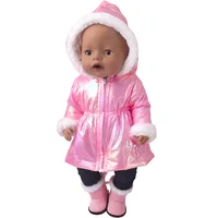 43 cm Doll Clothes Down Jackets Warm Coat for American Girl Doll Accessories Fashion New Baby Born Down Jackets Suit 18inch Doll 6