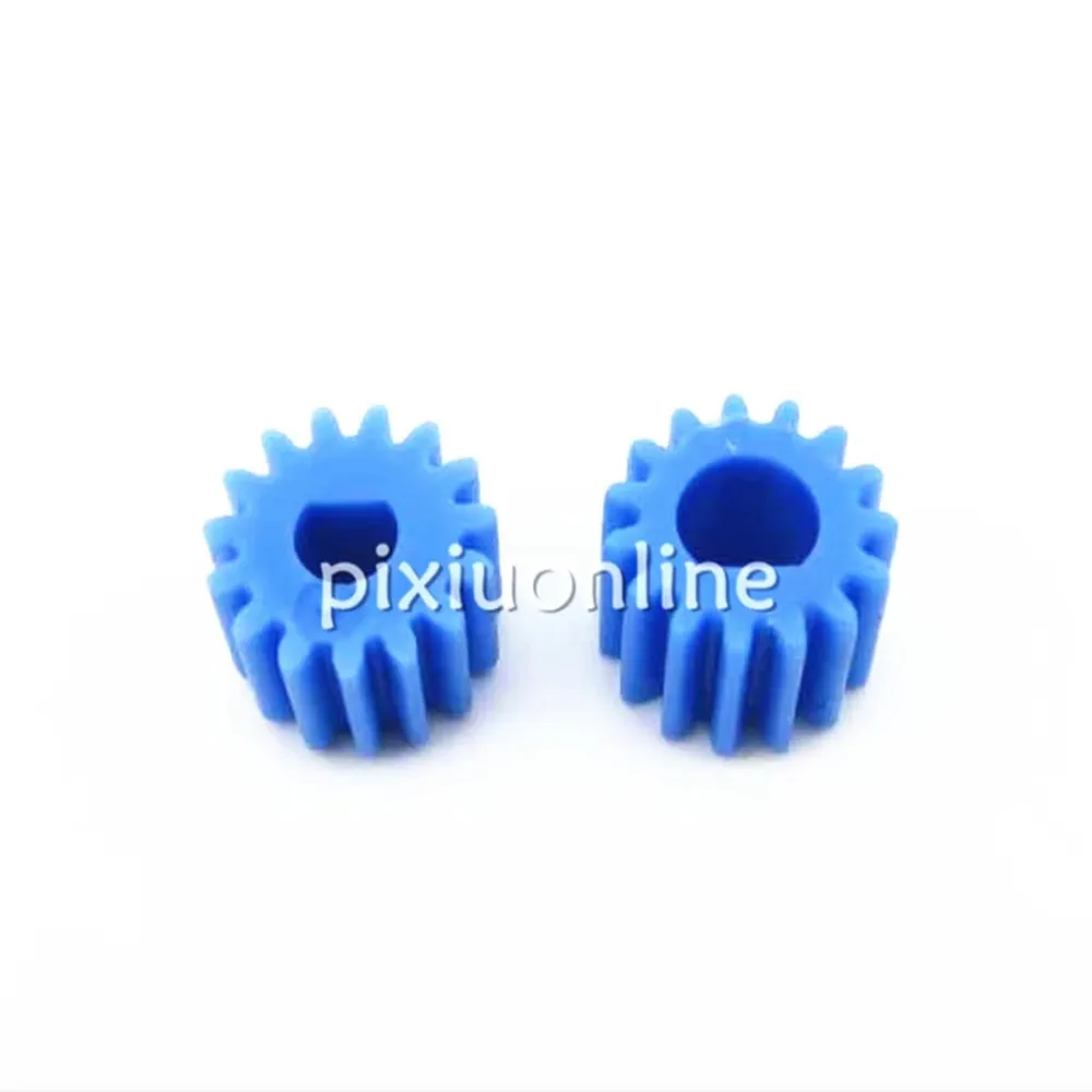 2pcs/lot Inner Diameter 3mm 4mm D Type Plastic Gears 15 Teeth 0.5 Module Fit Motor Cutting Edge Shaft DIY Parts J043