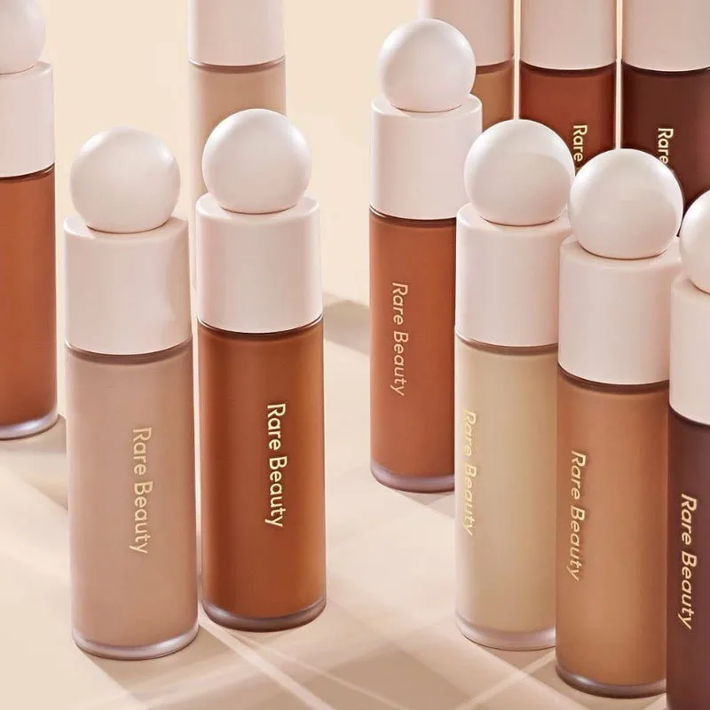 Rare Beauty Full Coverage Waterproof Liquid Foundation Concealer Long Lasting Moisturizing Oil Control Facial Makeup Cosmetics