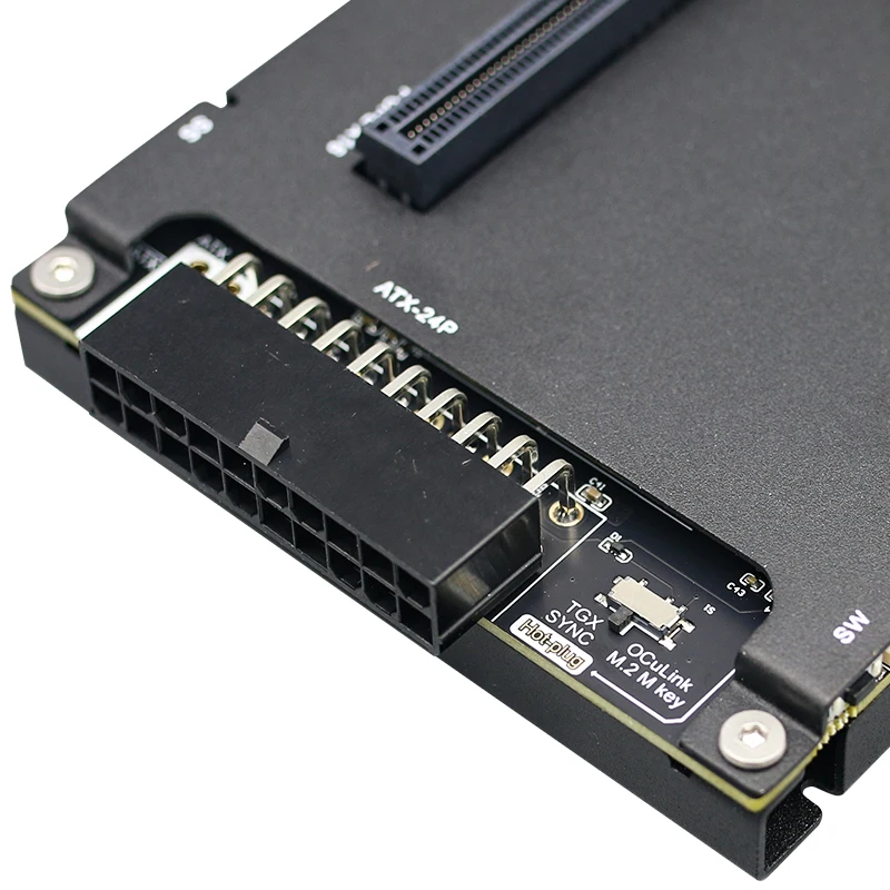 Imagem -04 - Oculink Gpu Dock com Chip Redriver Pci-e 4.0x4 Adaptador Nvme M.2 para Oculink para Laptop Mini pc para Placa Gráfica Adicional Ocup4v2