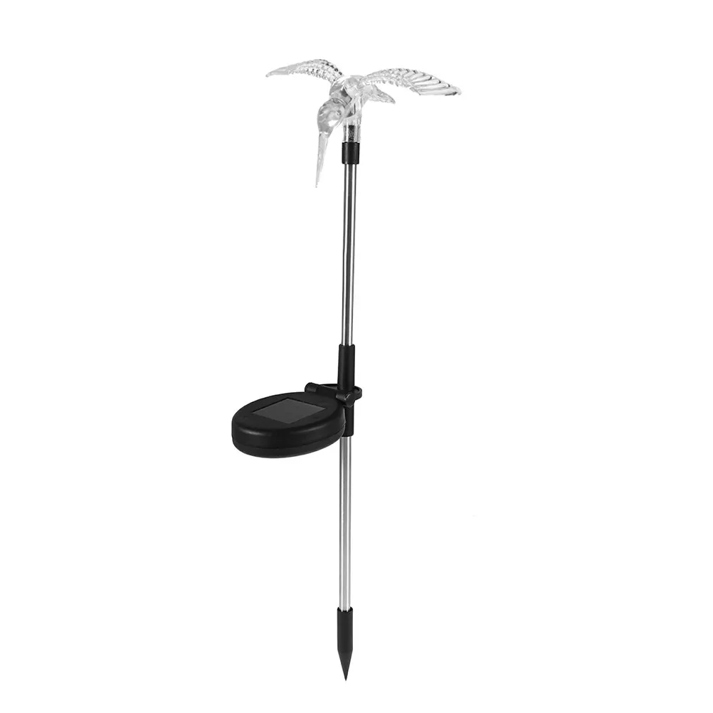 Solar Powered LED Stake Light Garden Pathway Lights Hummingbird Outdoor Lawn Patio Yard Solar Charging