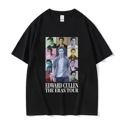 Edward Cullen The Eras Tour T Shirt Hot The Twilight Saga Movie T-shirts Men Women Casual Short Sleeve Oversized T-shirt