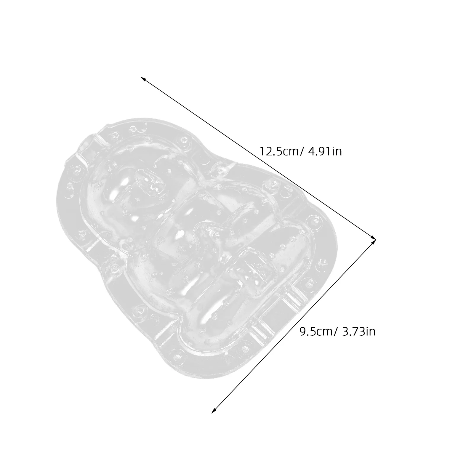 2 قطعة قالب تشكيل بوذا قالب فاكهة شفاف قطعة لزراعة البطيخ أداة تشكيل الجينسنغ اللطيفة مستلزمات الحديقة المفضلة