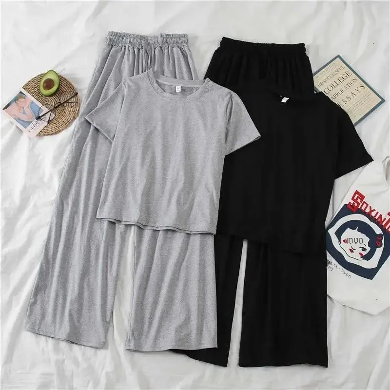 

plus Size Spring Fashion Slimming Loose Women's Sleepwear Set 2024 New Style Comfortable plus Size Two-Piece Suit for Fat People