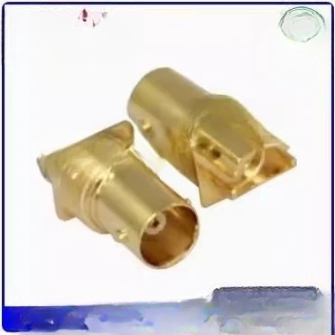 Tala de receptáculo BNC, banhada a ouro, conector