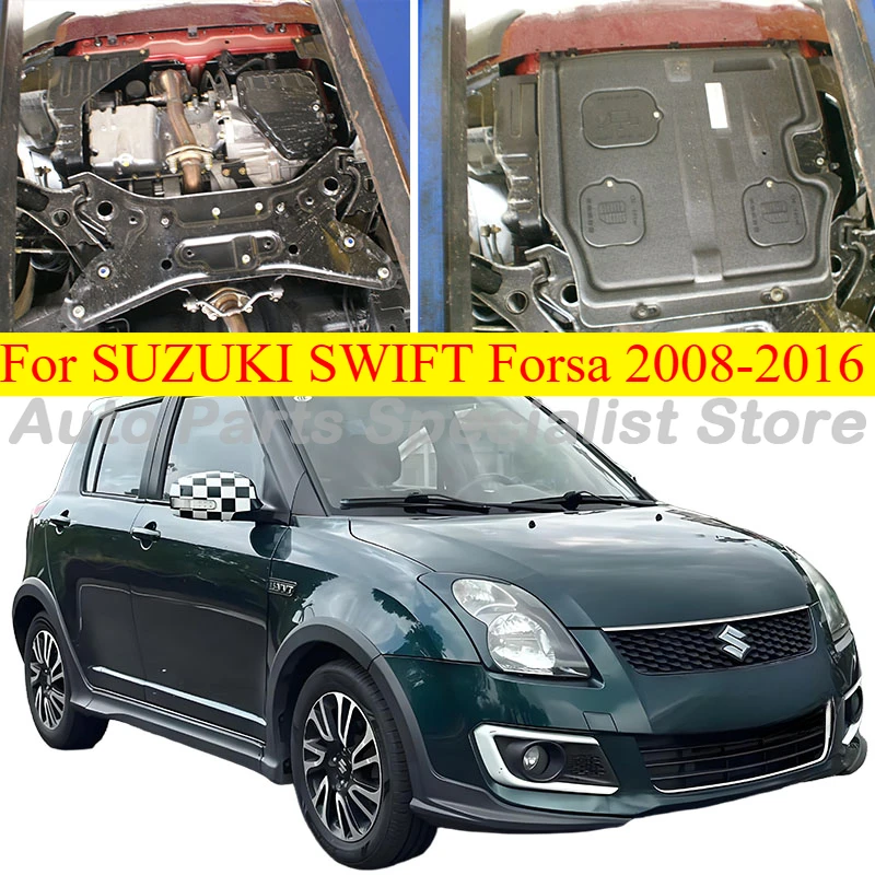 Panel Pelat Fender Lumpur Pelindung Percikan Papan Pelindung Lumpur Pelindung Bawah Mesin Hitam Kualitas Lebih Tinggi untuk SUZUKI SWIFT Forsa 2008-2016