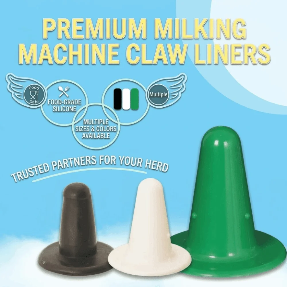 Silicone Fake Nipple Milker O.D.6cm Plastic Milking Machine Stopper Milker Accessories Shut Off Cow Nipple Stopper Livestock