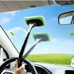 Car Front Windshield Defogging Brush Dust Removal Car Cleaning Tool Long handle Household Glass Clean Brushes