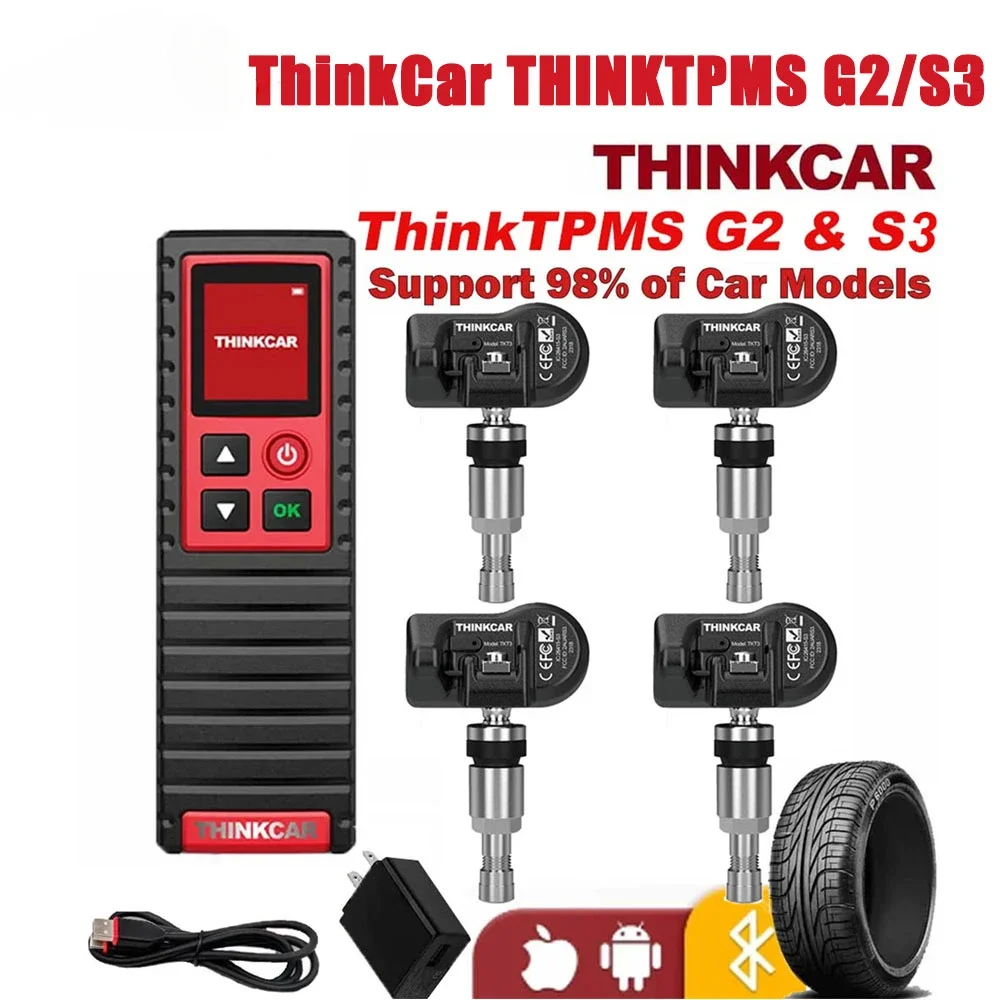 THINKCAR T-Wand 200 TPMS tools /New ThinkCar THINKTPMS G2 & S3 2 in1 Car Tire Pressure Diagnosis Tool315MHz 433MHz