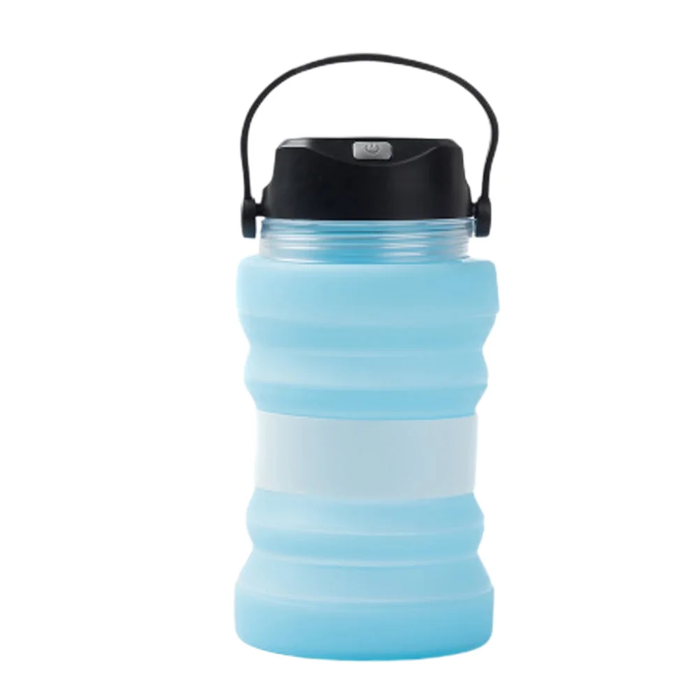 Worm Containers for Fishing Water Bottle Jug Kettle Camping Solar Charging USB Luminous